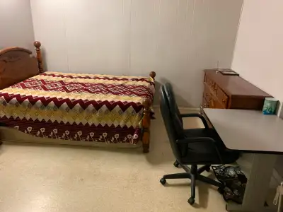 Furnished Bedroom for Rent —  for Single Male - Aug -1