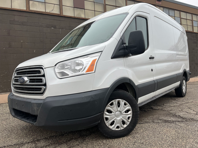 CARFAX VERIFIED - 2017 FORD TRANSIT CARGO VAN T250 - 148 - MED ROOF - DIESEL - FULLY LOADED - POWER...