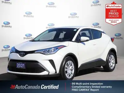 New Price! Blizzard Pearl 2021 Toyota C-HR LE FWD CVT 2.0L I4 SMPI DOHC 16V LEV3-ULEV125 144hp APPLE...