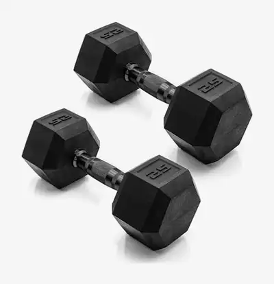 CAP Hex Dumbbells - Coated Pair, Floor-Friendly, View more