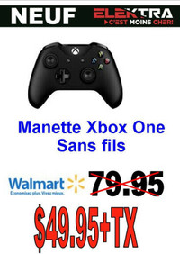 neuf... manette xbox one / sans fil ... $49.95