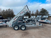 K-Trail Galvanized 6x10ft Dump Trailer 9,990 Lb Gvwr