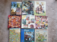 Springbok 500 piece puzzles - bright and detailed, $8 each!