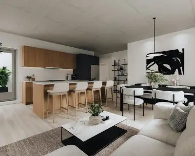 Condo rental apartment for rent-appartement logement locatif a louer-2- bedrooms/chambres-4.5-4 1/2-...
