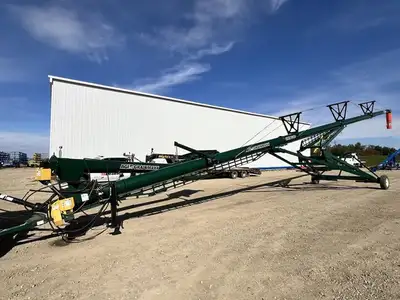 Grain Maxx hyd swing auger, Extended hopper, 13 inches x 85 feet, never spill spout & alarm 2020 Mis...