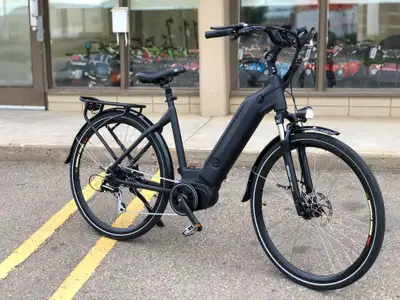 TRONIO Step-Thru Electric Bike with 8-Speed Professional Transmission System, 250W Mid Motor, In-fra...