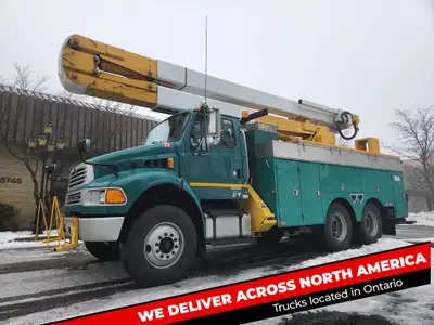 Like New, 55' Posi + Bucket, 17' Service Box, Xantrex Sine Wave Inverter, Tandem, Hydro Truck, RVS B...