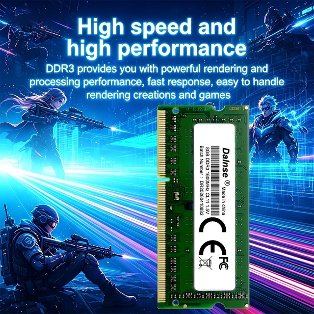 High-Speed 1.5V DDR3 8GB 1600Mhz SO-DIMM Memory Stick in Flash Memory & USB Sticks in Mississauga / Peel Region - Image 4