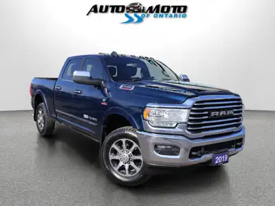 SAFETY INCLUDED ACCIDENT FREE HWY KMS Clean Dodge Ram 3500 Crew Cab 6.7L V8 LARAMIE-LONGHORN Diesel...