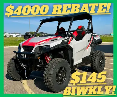 PAYMENTS AS LOW AS $145 BI-WEEKLY! INCLUDES $4000 CUSTOMER CASH REDUCTION UNTIL THE END OF THE MONTH...