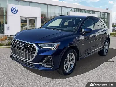 Experience exhilarating performance and exceptional control with this striking 2024 Audi Q3 Komfort,...