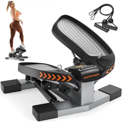 BRAND NEW - Sportsroyals Stair Stepper-w/ Resistance Bands... LO, View more