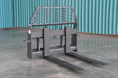 NEW HEAVY DUTY 12,000 LBS CLASS 3 SKID STEER FORKS & FRAME SPFN48 SALE $1695.00 Dominate Your Materi...