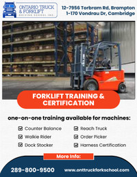 Forklift Training in Cambridge!