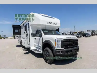 Grand Design Lineage Series F Super C diesel motorhome 31ZW highlights: Double Slides Power Theater...