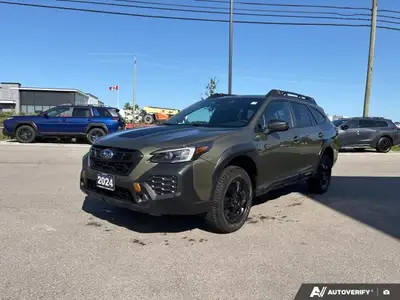 Recent Arrival! New Price! Green 2024 Subaru Outback Wilderness AWD Lineartronic CVT 2.4L DOHC APPLE...