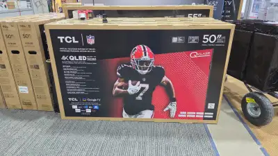 TCL 50" 4K QLED GOOGLE TV MODEL 50Q651G-CA, View more