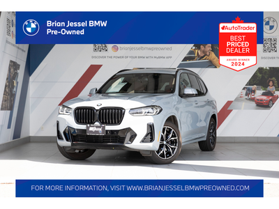 2024 BMW X3 xDrive30i 2.0L I4 TwinPower Turbo AWD 8-Speed Automatic EXTERIOR: BROOKLYN GREY METALLIC...
