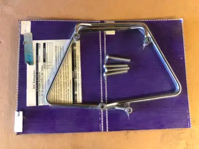 NOS M/C Enterprises saddle bag supports # 140-32 fit Yamaha XV 650 Custom 1998 thru 2001 possibly ot...