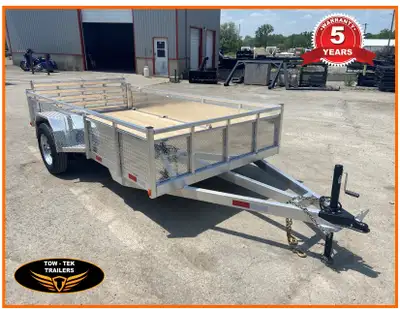 2026 Tow Tek 6x12 All-Aluminum Utility Trailer – Heavy Duty Bi-Fold Gate Description: Why settle for...