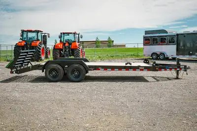Welcome to Tractorland Trailers! Brand new 2026 Load Trail 83" x 20' tandem axle car hauler in Black...