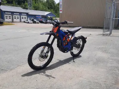 The Surron Light Bee X is a lightweight electric off-road motorcycle designed for riders who want qu...