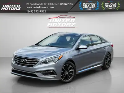 2015 Hyundai Sonata 4dr Auto Sport Tech 2.4L 4cyl FWD SAFETY CERTIFIED NO ACCIDENTS~~LOW KILOMETERS~...