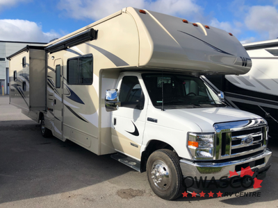 Ex-Rental Winnebago Minnie Winnie Class C gas motorhome 31H highlights: Rear Private Bedroom Bunk Be...