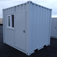 NEW 7FT 8 FT 9FT & 12 FT OFFICE SEA CONTAINER 2 DOOR + WINDOW