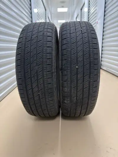 2 Tires Made in 2021 Size: 225/65 R17 All-season Tires Kumho Solus Price: $140 for all Clean and rea...