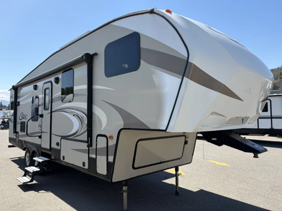 With upgraded finishes, a private bedroom, and a roomy lounge area, this trailer feels designed for...