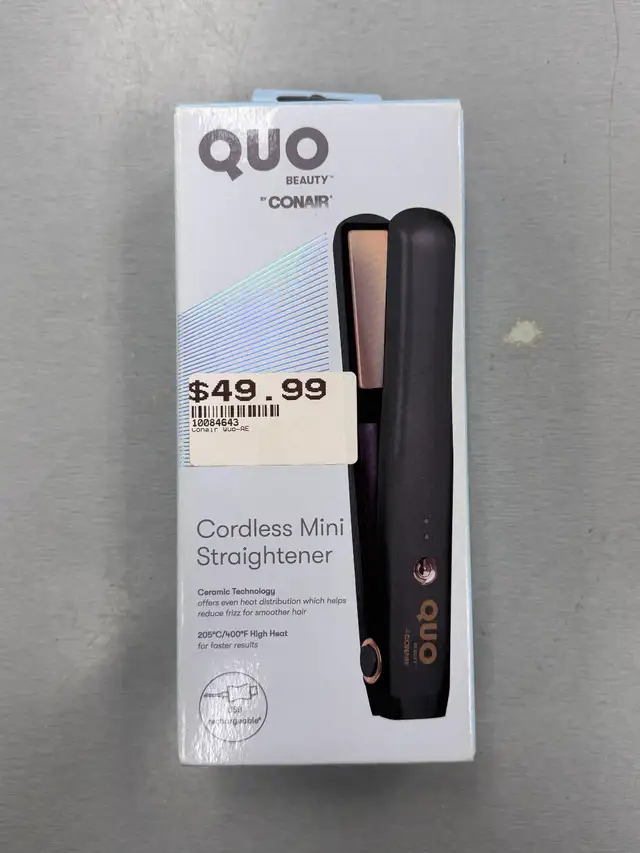Conair Quo Beauty Mini Straightener - BRAND NEW in Laptop Accessories in Oakville / Halton Region - Image 2
