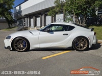 2020 TOYOTA GR SUPRA \ 14,800 KMS \ ABSOLUTE ZERO WHITE \ IGNITION RED LEATHER \ ECUTEK 420WHP & 519... (image 5)