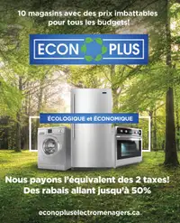 Econoplus Le Plus Grand Choix De Produit Boîtes Ouvertes !