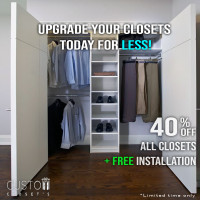 ⭐Transform Your Space with Custom Closets - From Local Experts!⭐