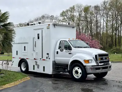 2011 Ford F-650 Broadcasting Electronic Field Production Truck Cummins 6.7L Air Brakes EX-Television...