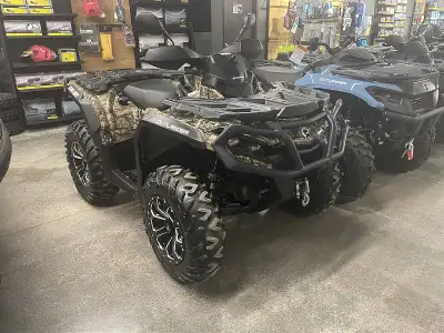 2023 CAN-AM OUTLANDER XT 1000R ATV STOCK #114379 3688 KILOMETERS 91HP ROTAX ENGINE CVT TRANSMISSION...