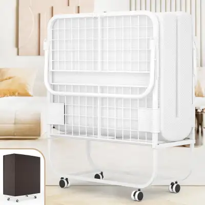 BNIB PRICE IS FIRM - Cyclysio twin 75 X 31'' Folding Bed with St, View more