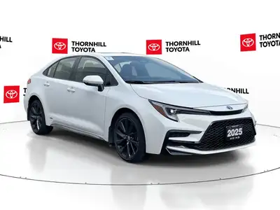 Thornhill Toyota Proudly Presents This White 2025 Toyota Corolla Hybrid with SE AWD Package, Featuri...