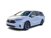 Our 2023 Honda Odyssey Touring in Platinum White Pearl is in stock and all up to date on maintenance... (image 1)