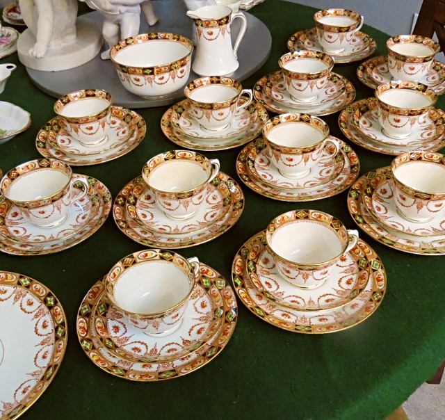 Used, Vintage Royal Albert Crown China Imari /Devon Pattern Tea Set for sale  