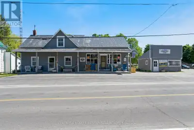 Classic country store with attached family home in the friendly community of McDonalds Corners. Idea...