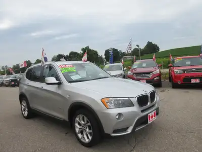 2013 BMW X3 XDRIVE28I. 2.0 L 4 Cylinder ENGINE. AWD……No damage…..LOW LOW LOW KMS (135000 KMS ONLY)……...