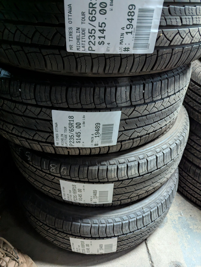 P235/65R18 235/65/18 MICHELIN LATITUDE TOUR TAG # 19489 in Tires & Rims in Ottawa