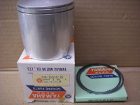 NOS OEM Yamaha Piston and Rings 4th over 308-11638-01
