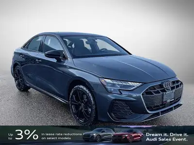 This Audi A3 Sedan boasts a Intercooled Turbo Gas/Electric I-4 2.0 L/121 engine powering this Automa...