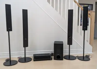 Sony 5.1 Home Theatre System - HDMI, Subwoofer, Remote, HT-SF360, View more