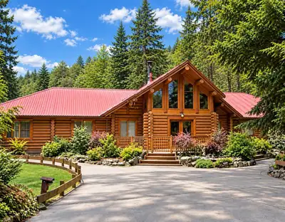 21 ACRES OF PRIVACY, just 15-20 minutes from Abbotsford's shopping and amenities. A long driveway le...