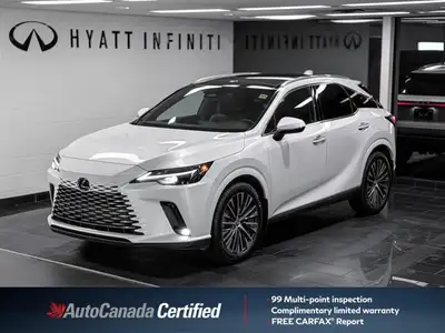 The 2023 Lexus RX 350h Luxury represents the first year of the fifth-generation redesign, offering a...
