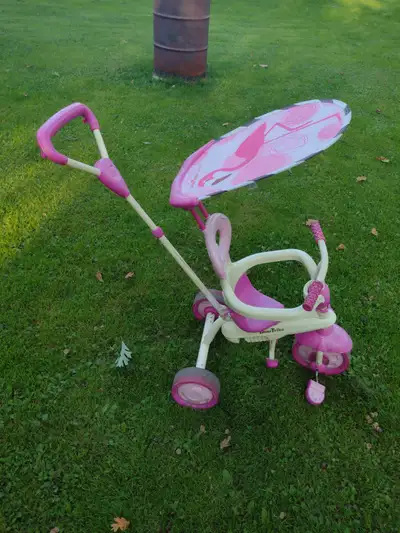 Small safari pink flamingo tricycle, View more